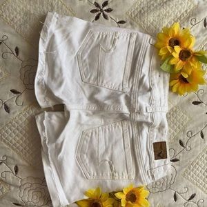 American Eagle White Shorts